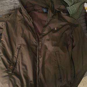 Brown polo by ralph lauren